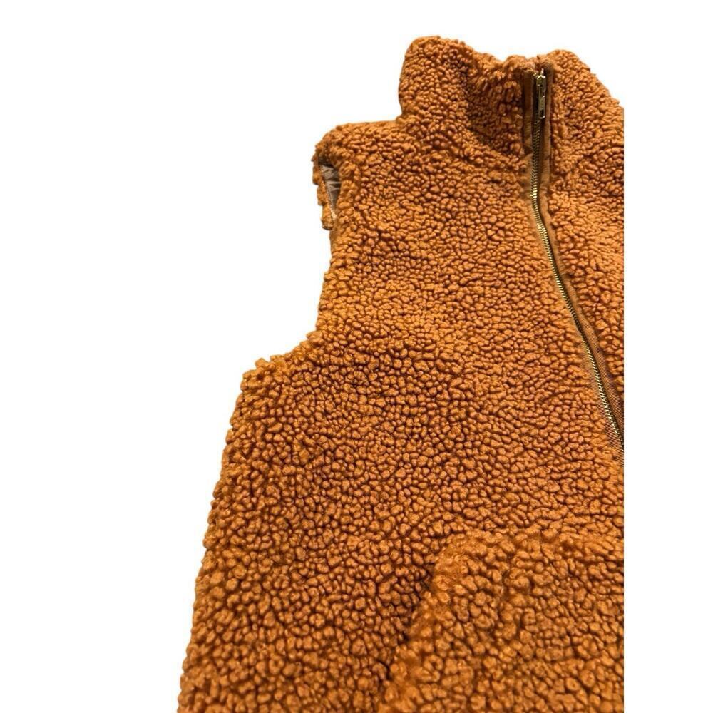 Brown/Orange J. Crew Polyester Vest - Picture 3 of 8